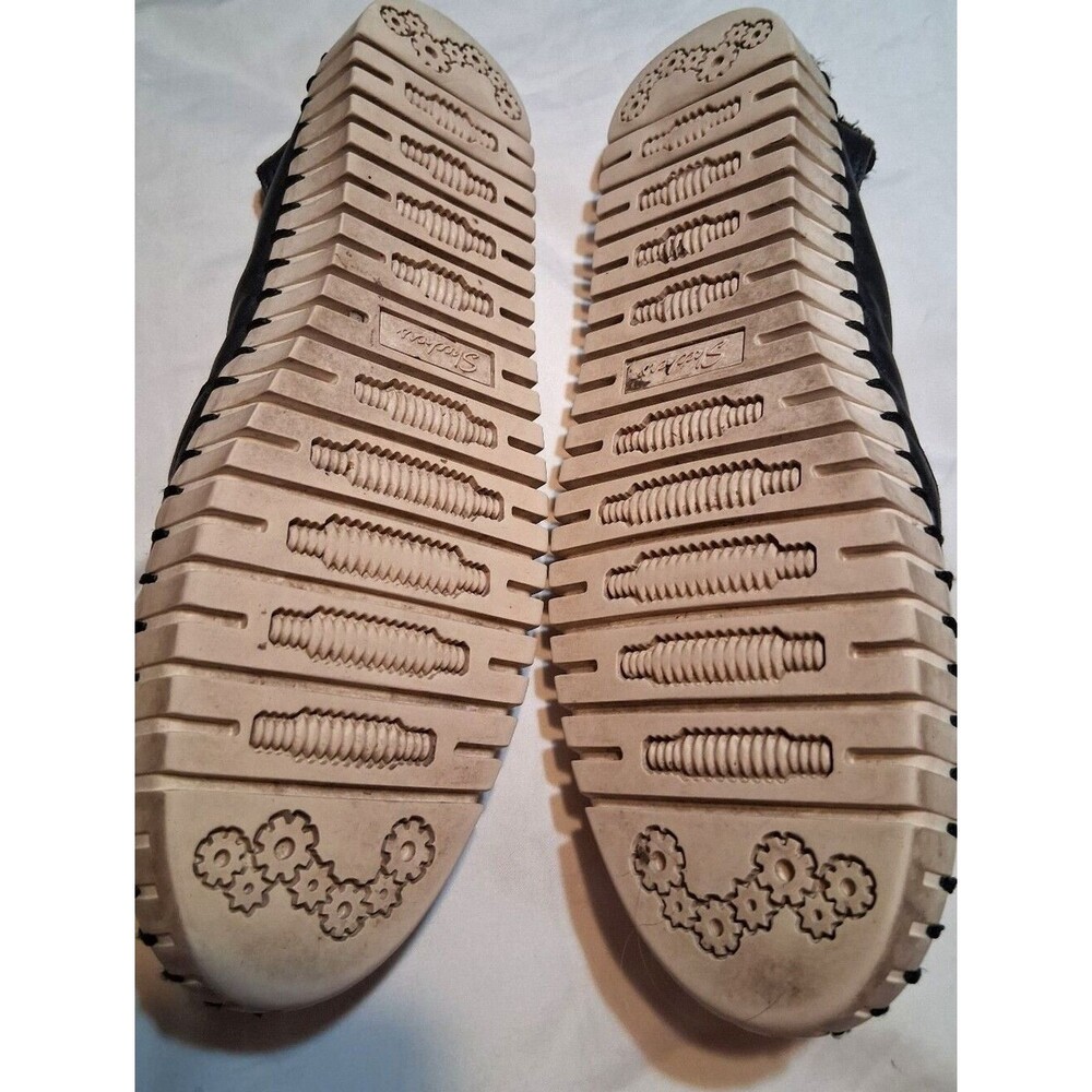 Skechers Genuine Leather Slip-On Flats Whipstitch Detail Espadrille Style 8.5 - Picture 8 of 10